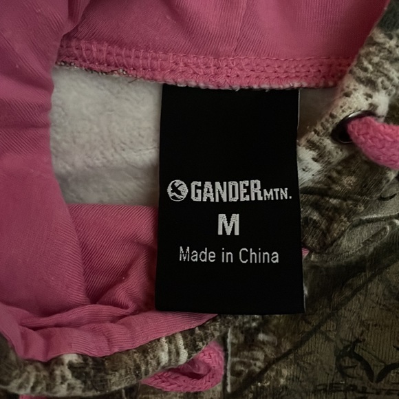 Camo/Pink Hooded Sweatshirt - Picture 2 of 2